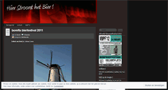 Desktop Screenshot of hierstroomthetbier.be