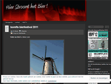 Tablet Screenshot of hierstroomthetbier.be